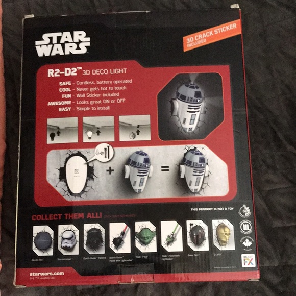 Star Wars R2-D2 Light NEW - Picture 6 of 7